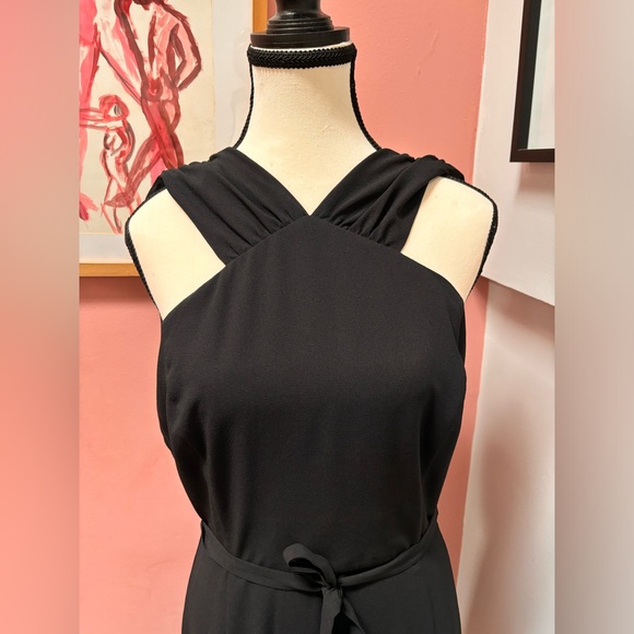 Black Wilfred midi dress backless size 6 - Picture 2 of 4